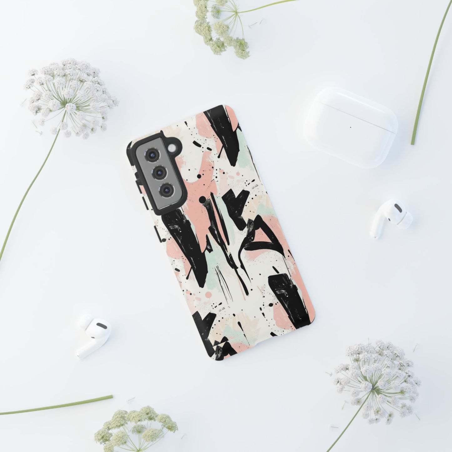 Blush Rush Armor Case – Abstract Ink Graffiti Edition