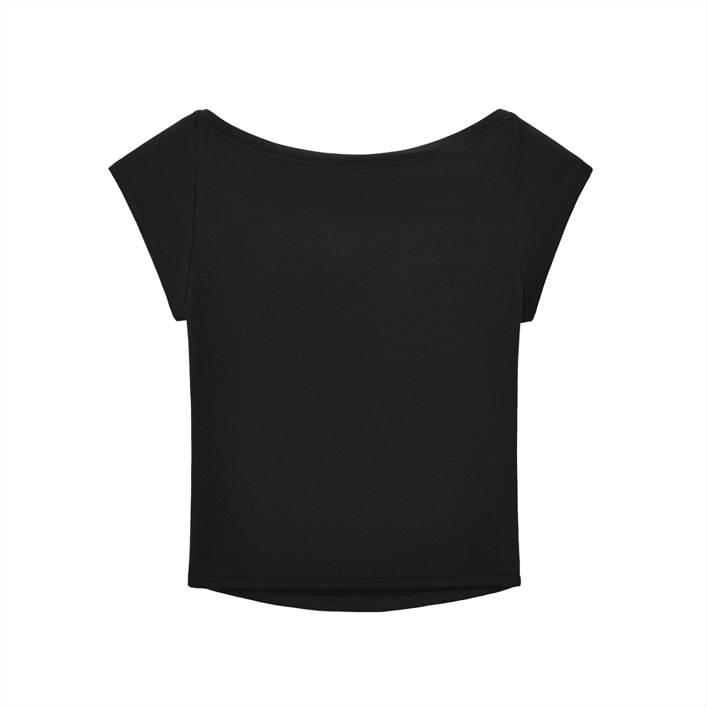 Quiet Riot™ Essential Wide Neck Bodycon Baby Tee