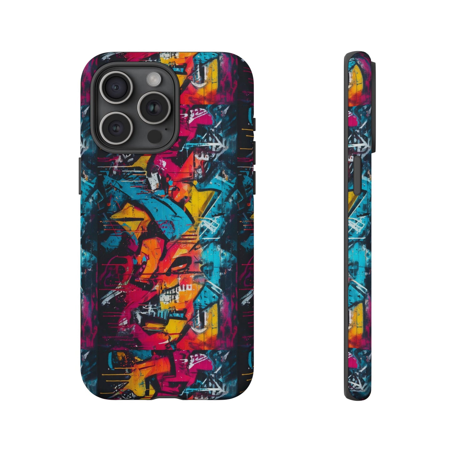 Wall Tag Armor Case – Neon Graffiti Burst Edition