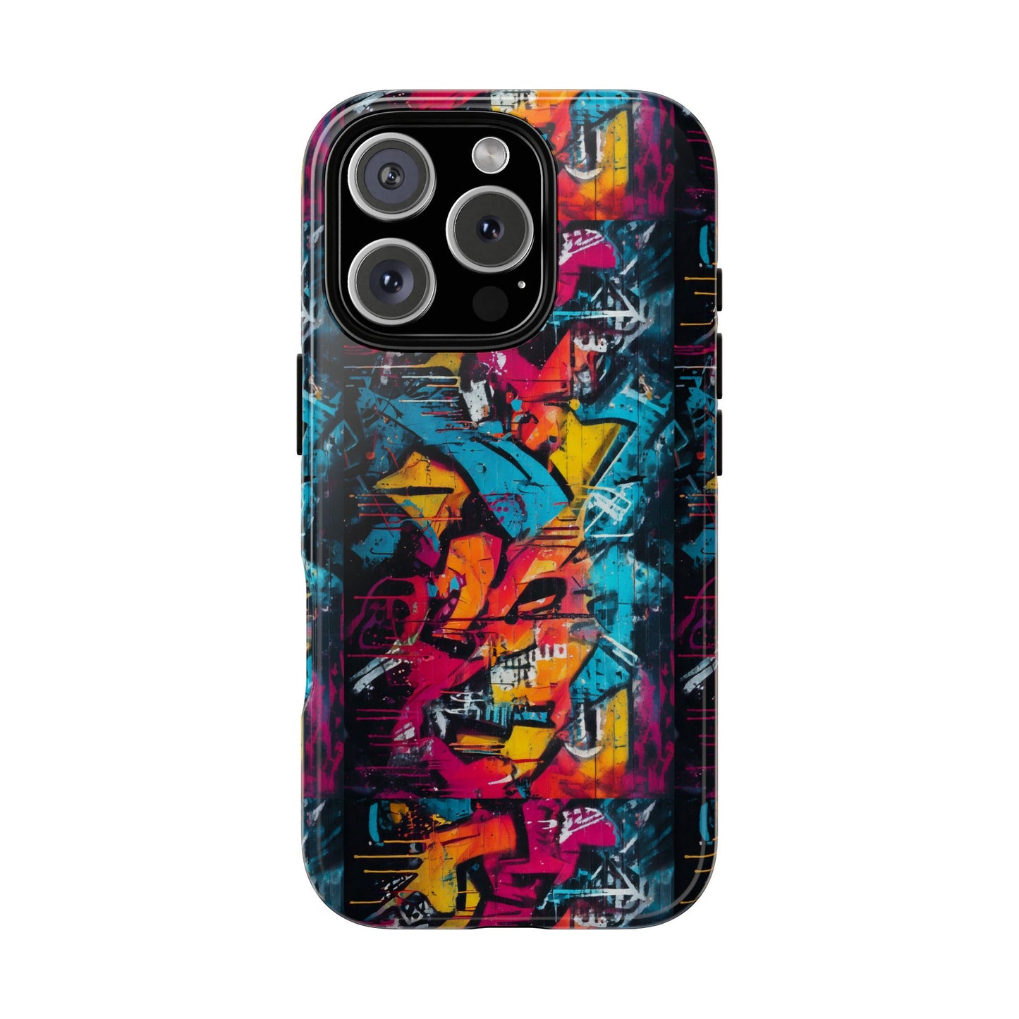 Wall Tag Armor Case – Neon Graffiti Burst Edition