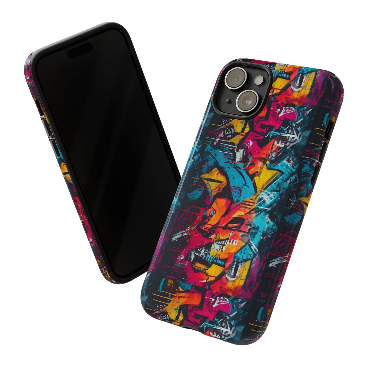 Wall Tag Armor Case – Neon Graffiti Burst Edition