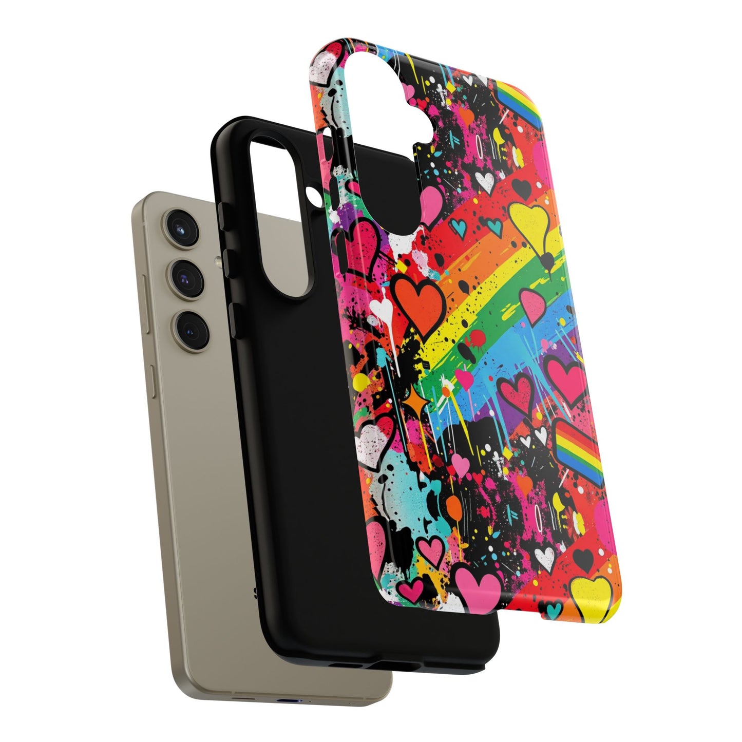 Pride Pop Armor Case – Free Love Graffiti Edition