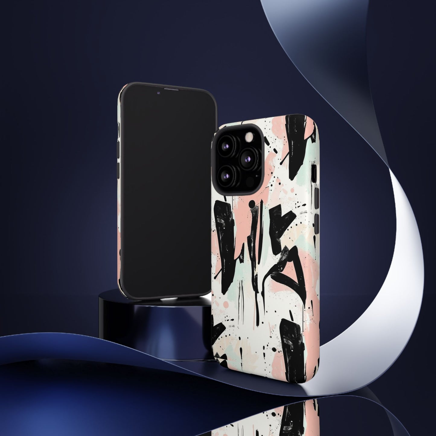 Blush Rush Armor Case – Abstract Ink Graffiti Edition
