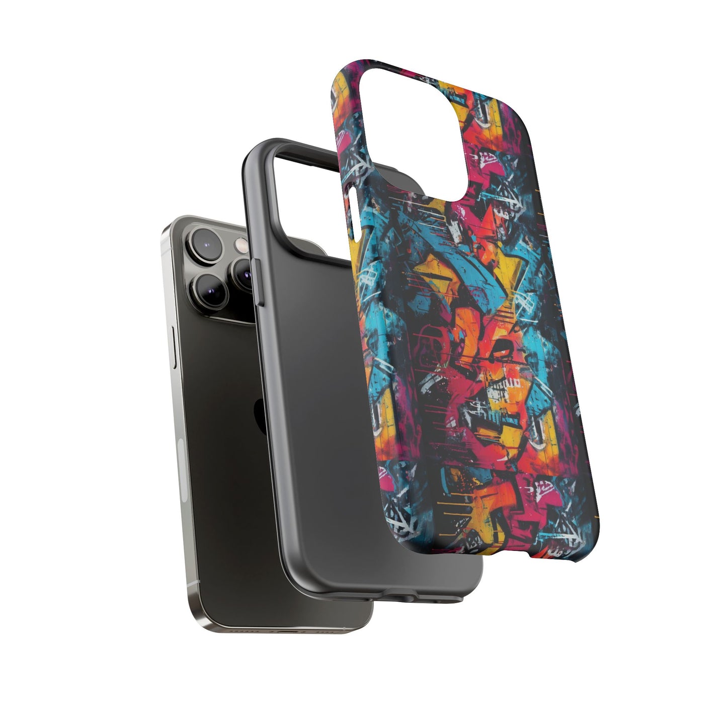 Wall Tag Armor Case – Neon Graffiti Burst Edition