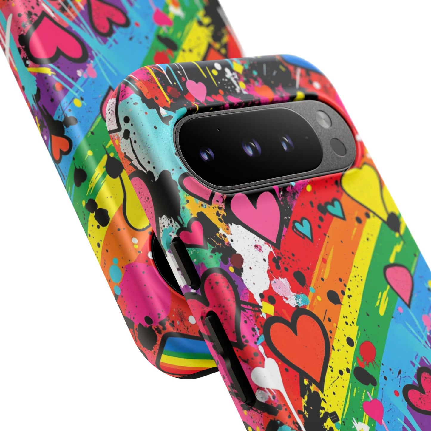 Pride Pop Armor Case – Free Love Graffiti Edition