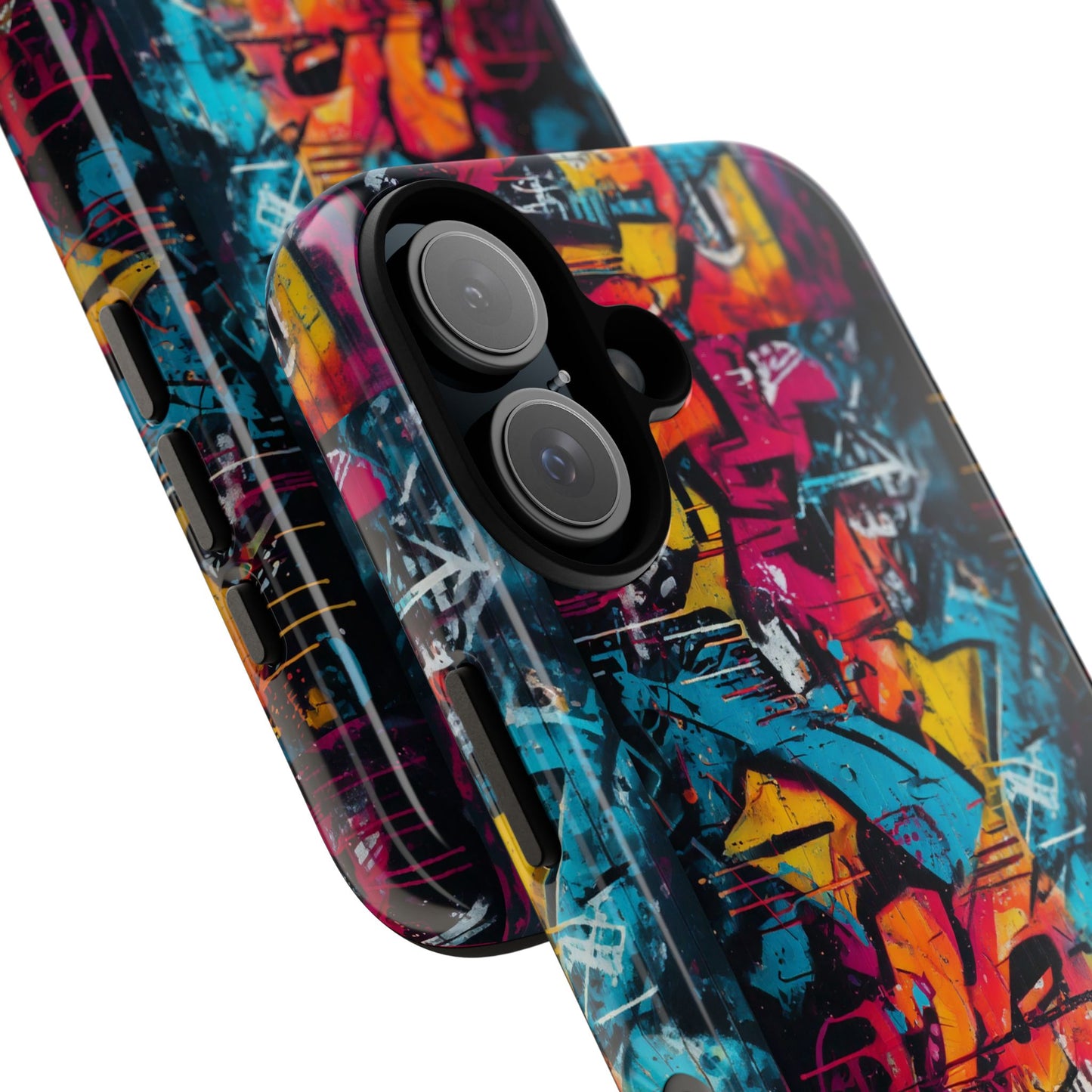 Wall Tag Armor Case – Neon Graffiti Burst Edition