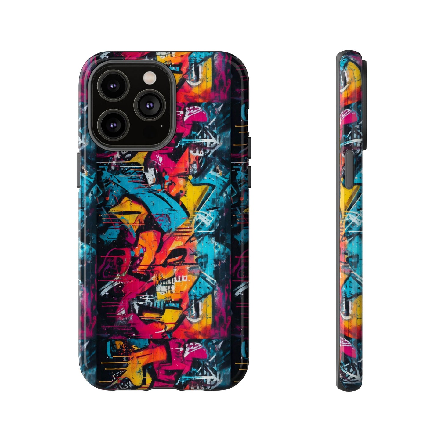 Wall Tag Armor Case – Neon Graffiti Burst Edition