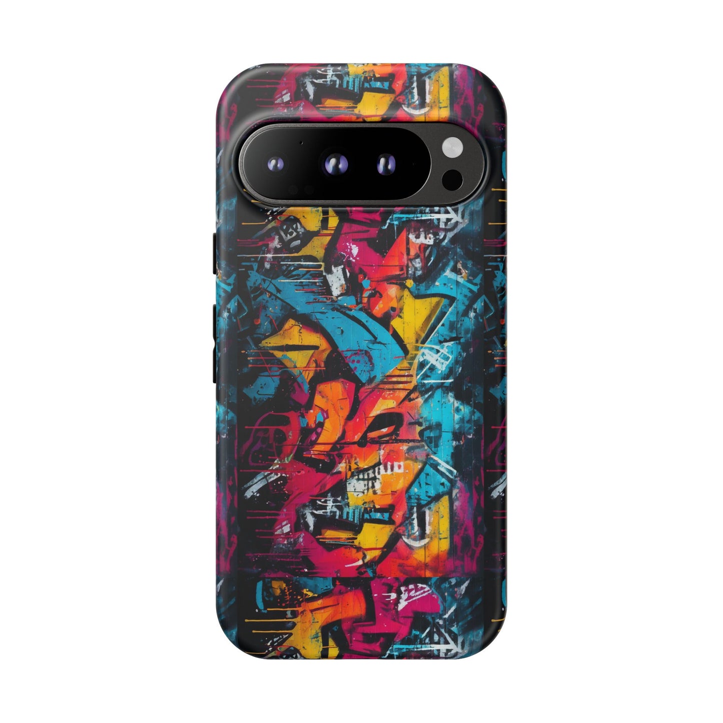 Wall Tag Armor Case – Neon Graffiti Burst Edition