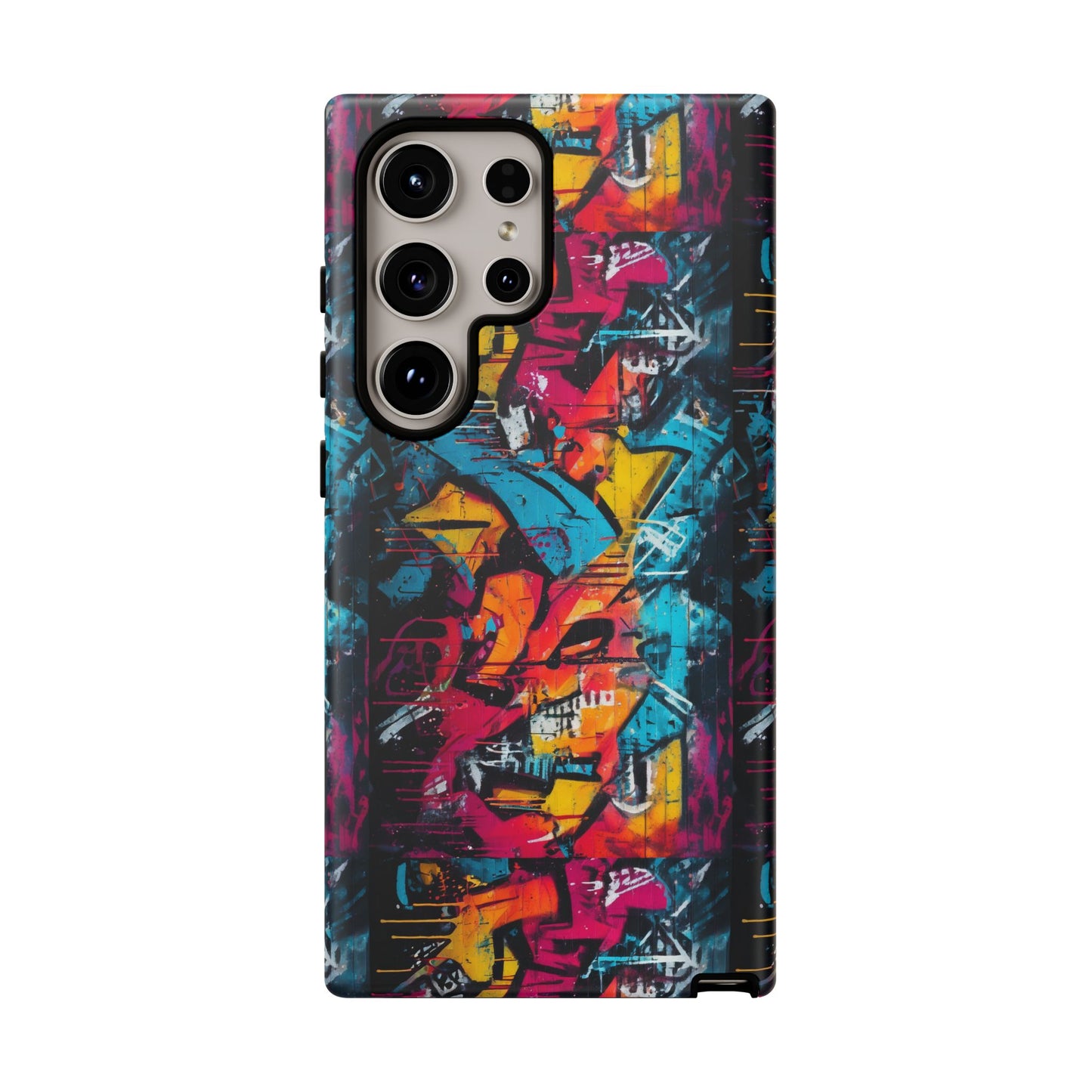 Wall Tag Armor Case – Neon Graffiti Burst Edition