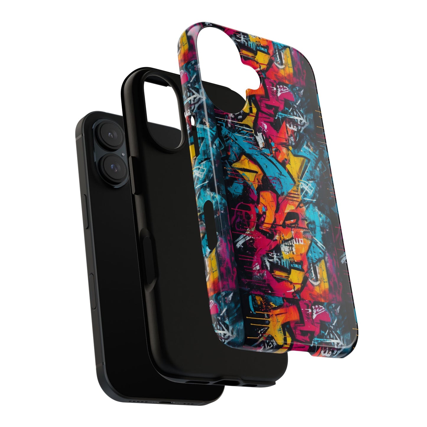 Wall Tag Armor Case – Neon Graffiti Burst Edition