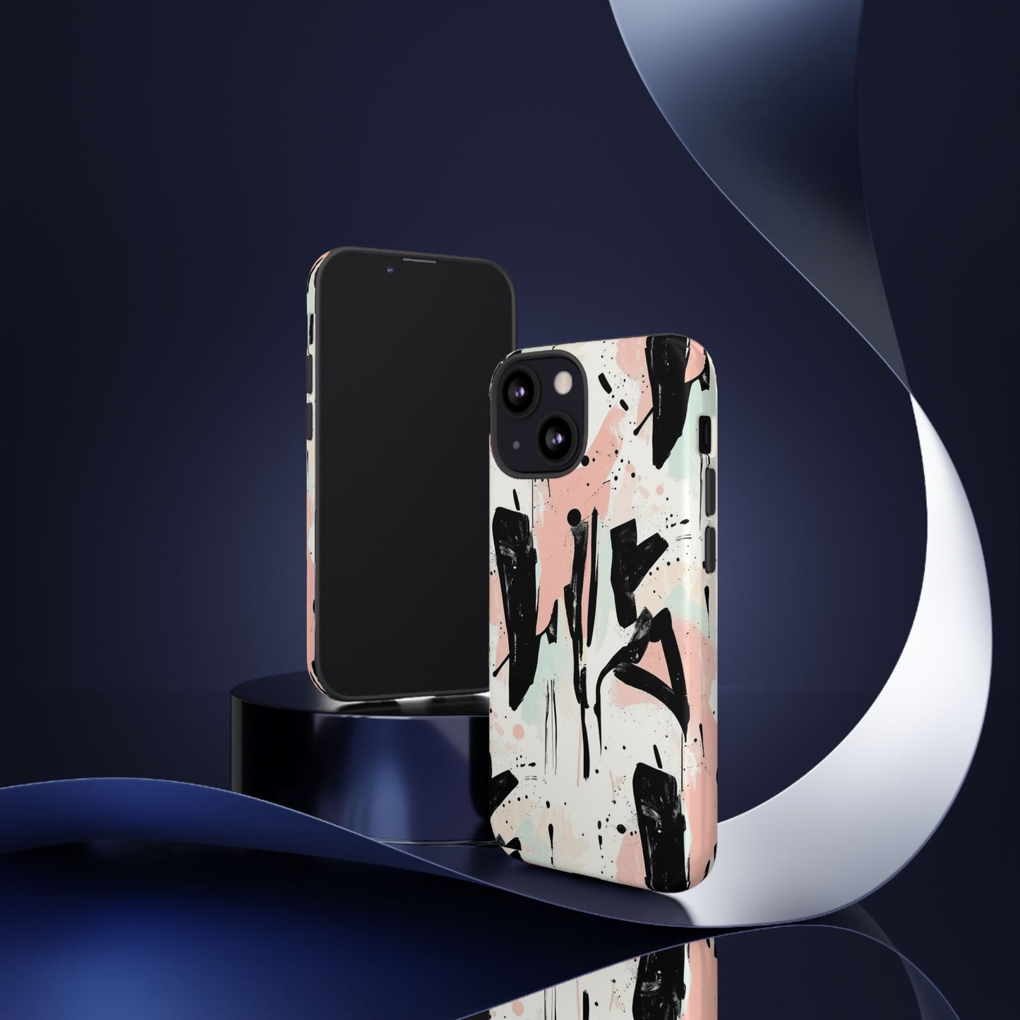 Blush Rush Armor Case – Abstract Ink Graffiti Edition