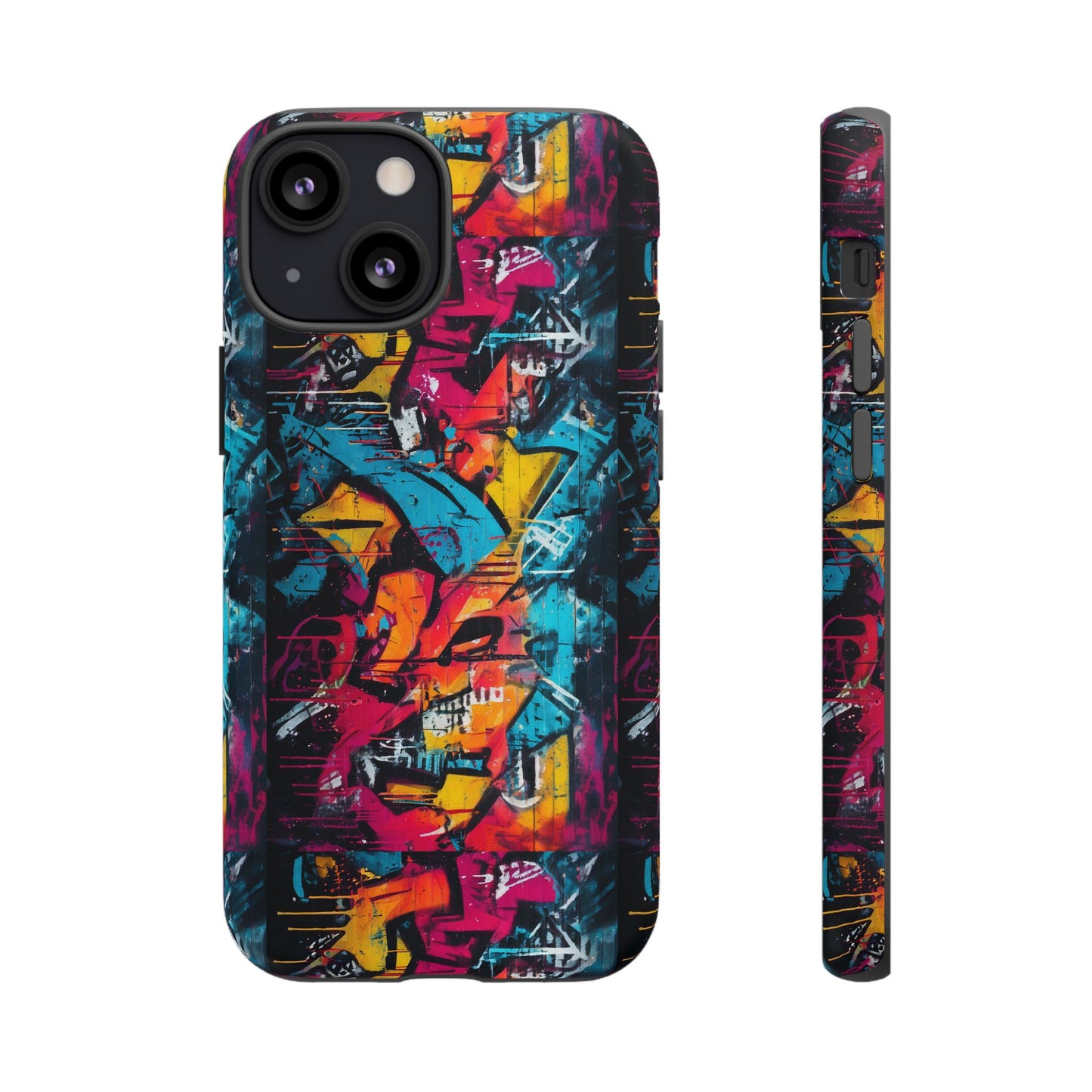 Wall Tag Armor Case – Neon Graffiti Burst Edition