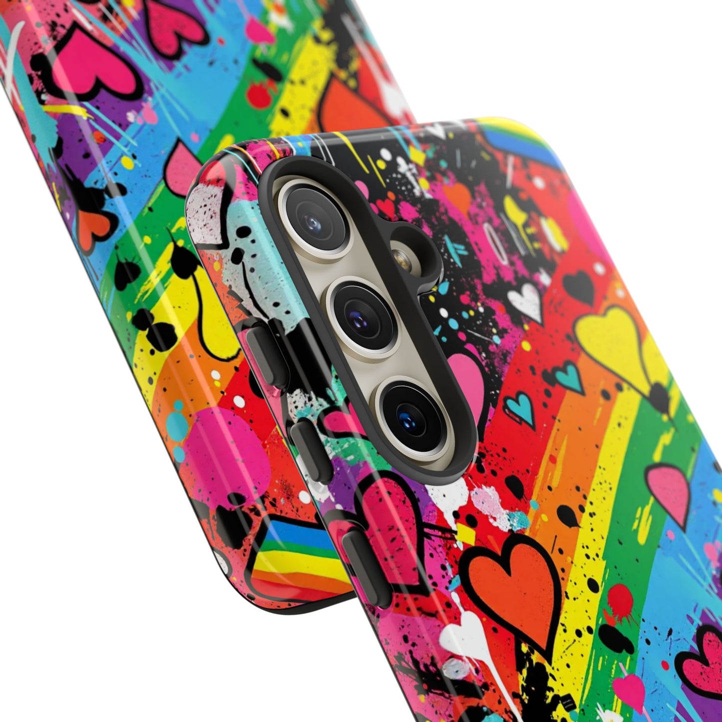 Pride Pop Armor Case – Free Love Graffiti Edition