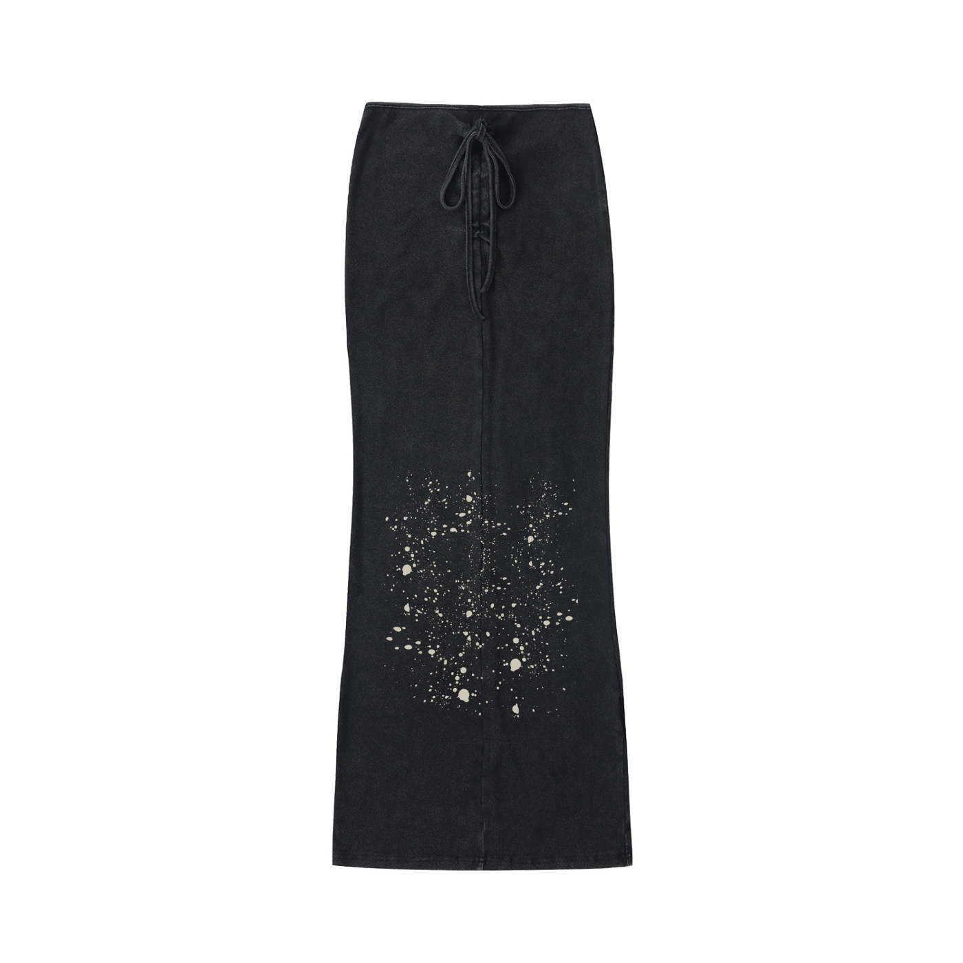 Quiet Riot™ Washed Drawstring Contour Maxi Skirt