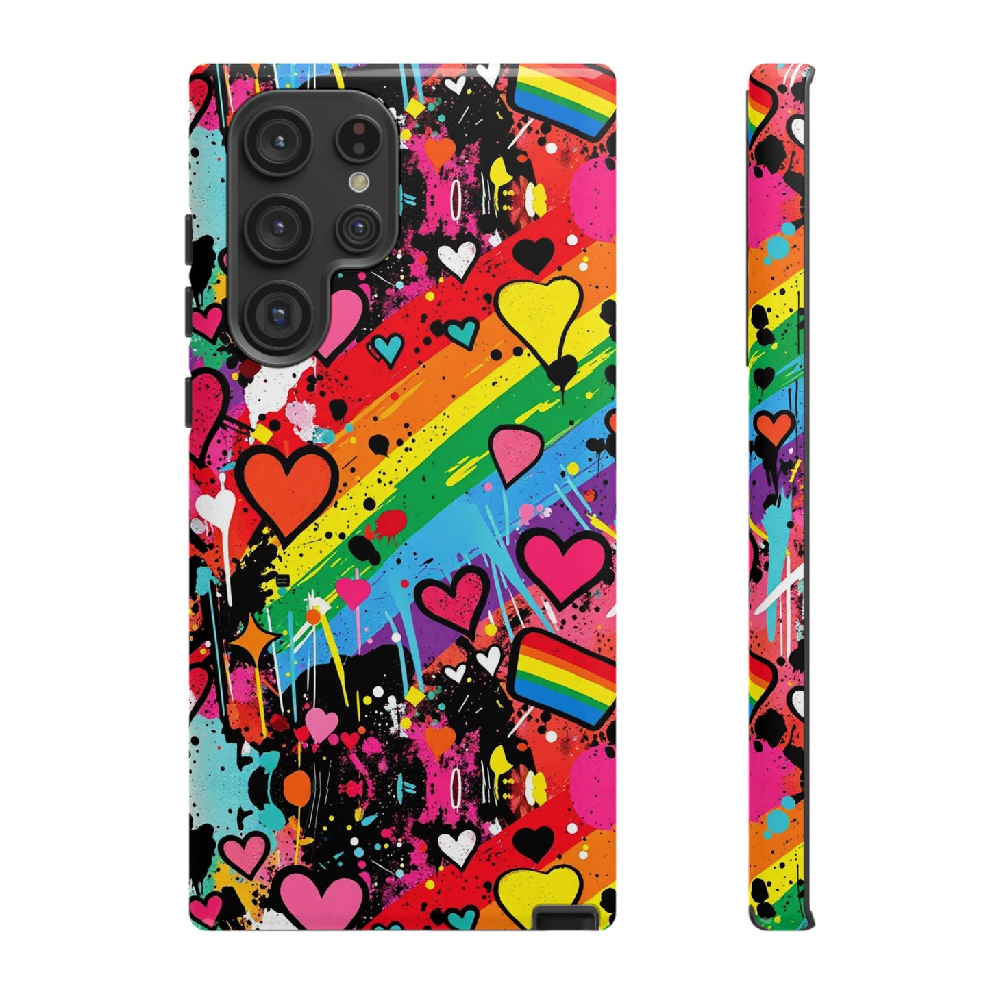Pride Pop Armor Case – Free Love Graffiti Edition