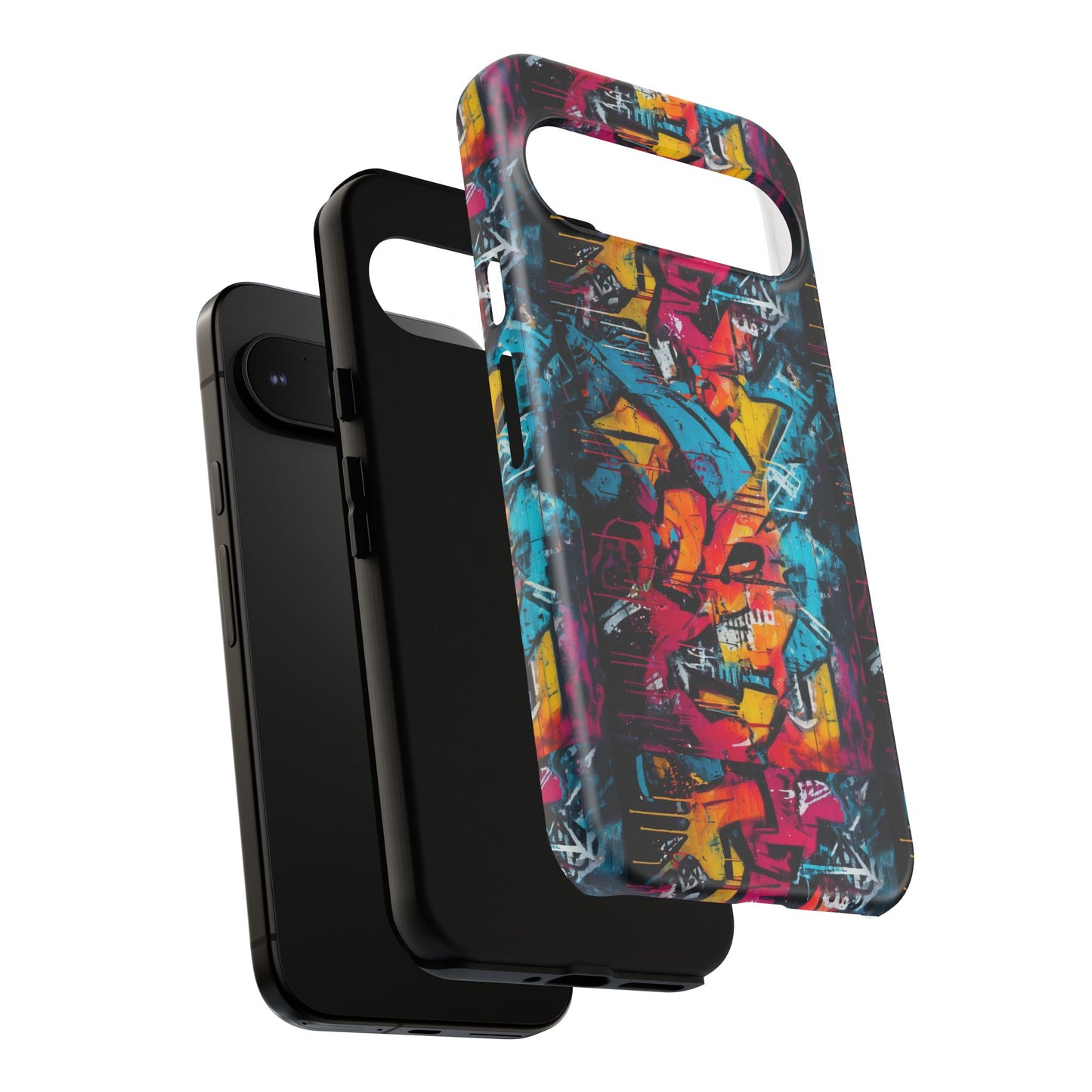 Wall Tag Armor Case – Neon Graffiti Burst Edition