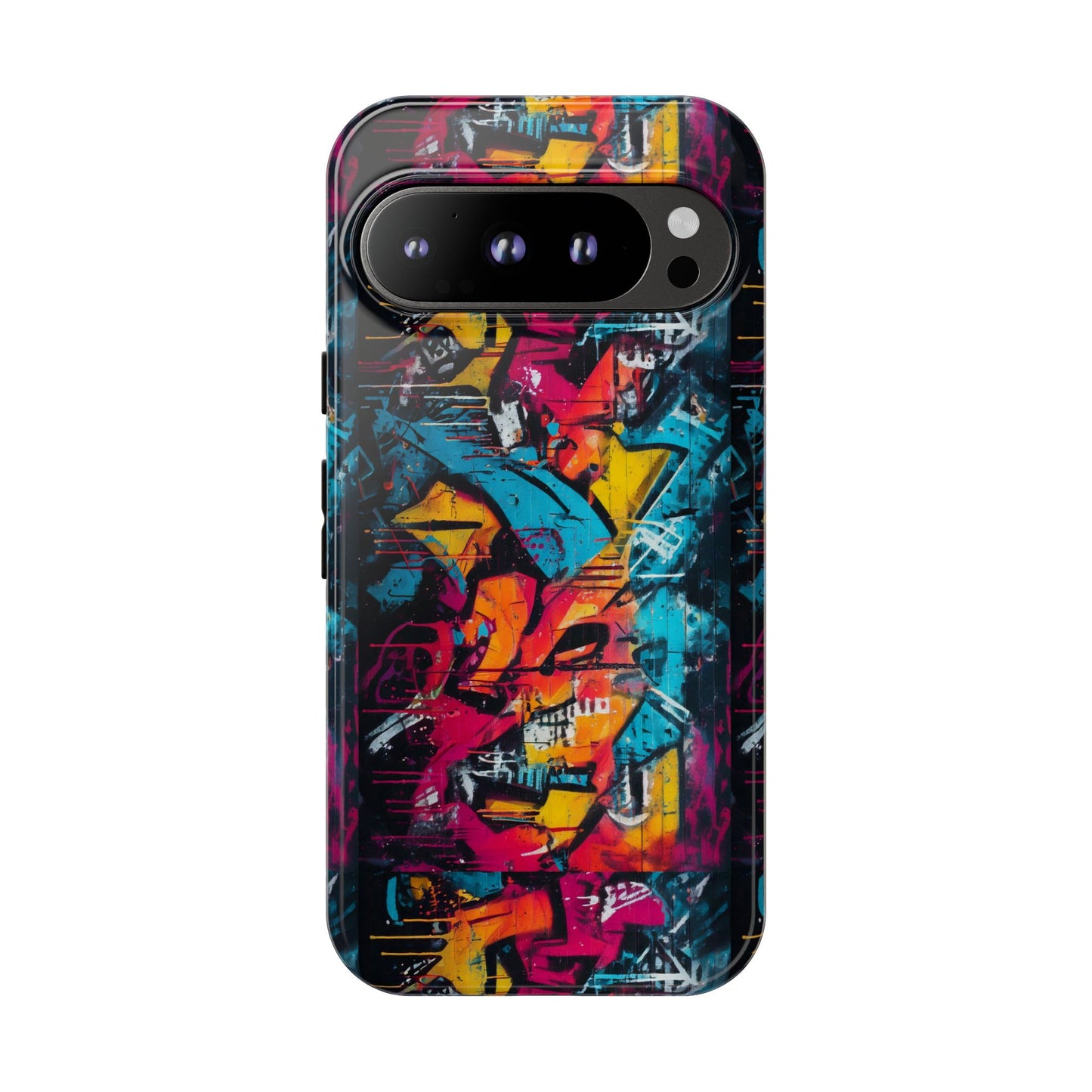 Wall Tag Armor Case – Neon Graffiti Burst Edition