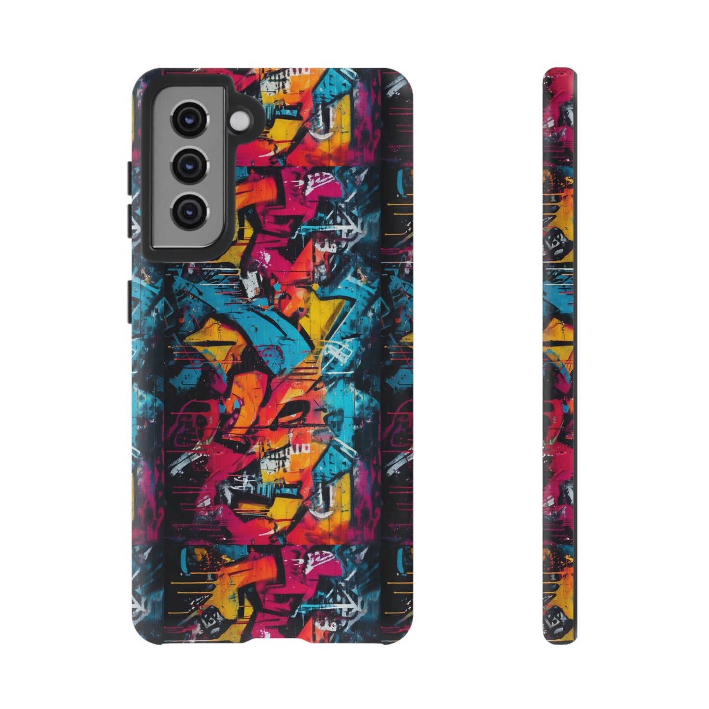 Wall Tag Armor Case – Neon Graffiti Burst Edition