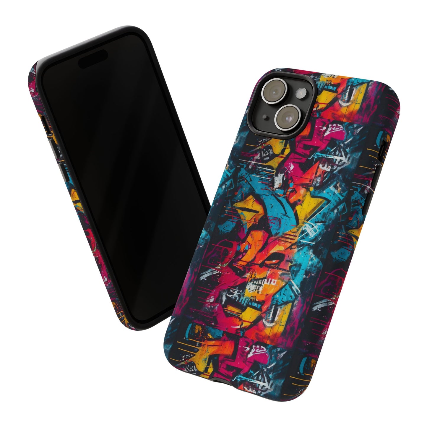 Wall Tag Armor Case – Neon Graffiti Burst Edition