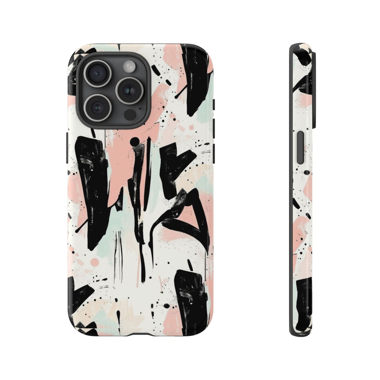 Blush Rush Armor Case – Abstract Ink Graffiti Edition