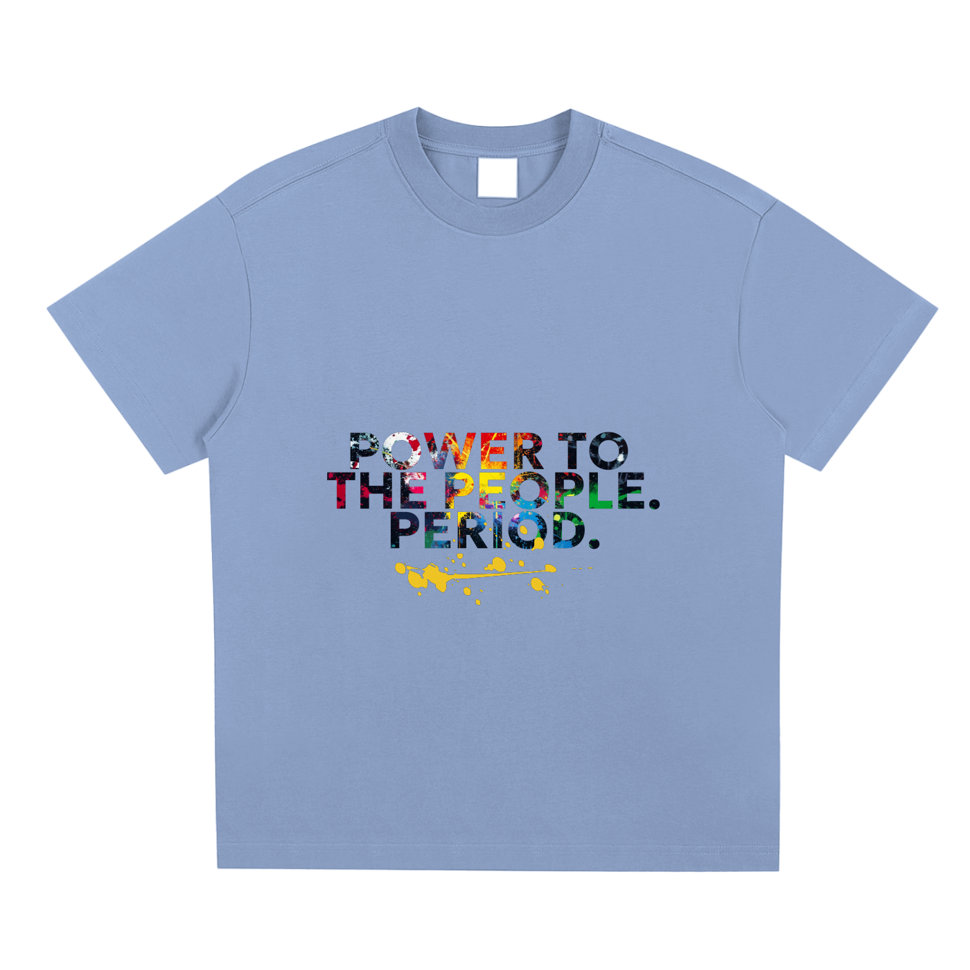 Power to the People. Period. Graffiti Protest Tee