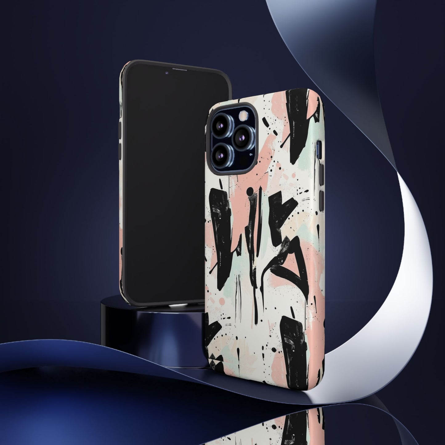 Blush Rush Armor Case – Abstract Ink Graffiti Edition