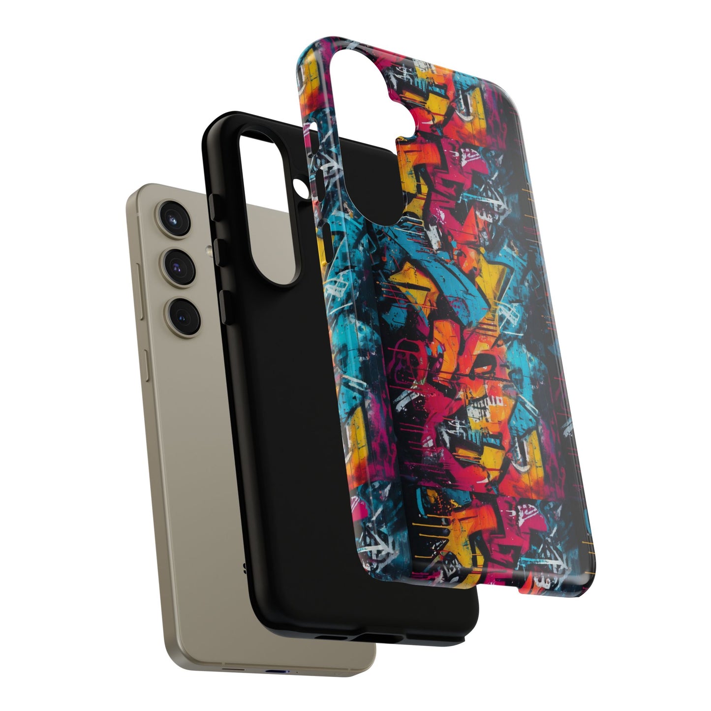 Wall Tag Armor Case – Neon Graffiti Burst Edition