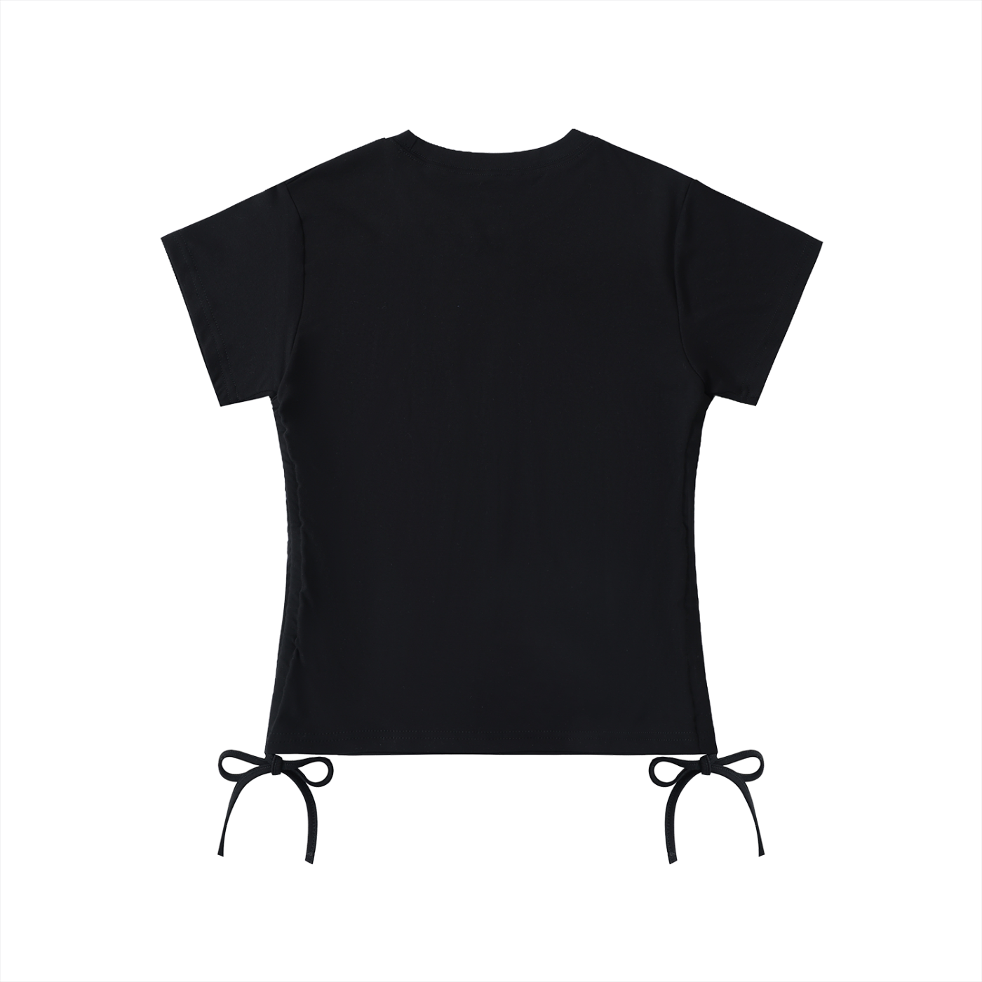 Quiet Riot™ Contour Drawstring Crop Tee