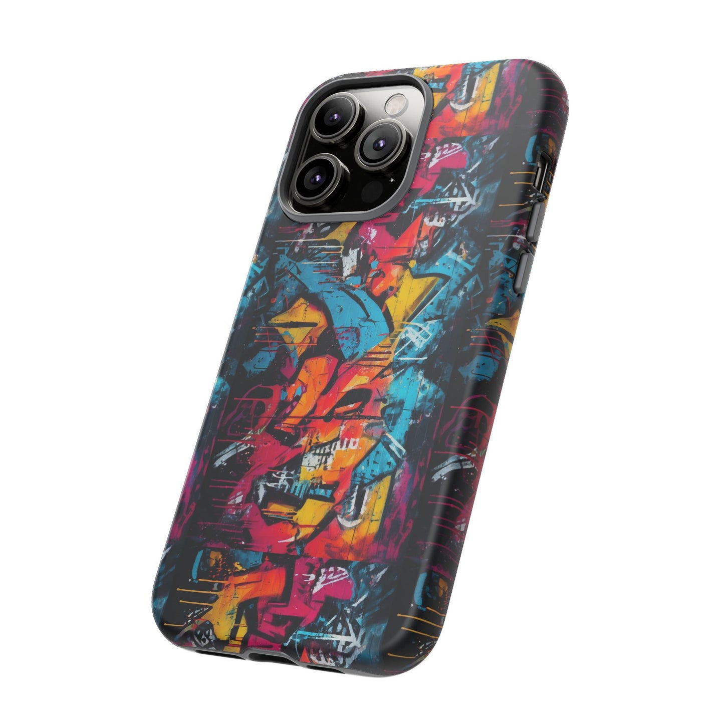 Wall Tag Armor Case – Neon Graffiti Burst Edition
