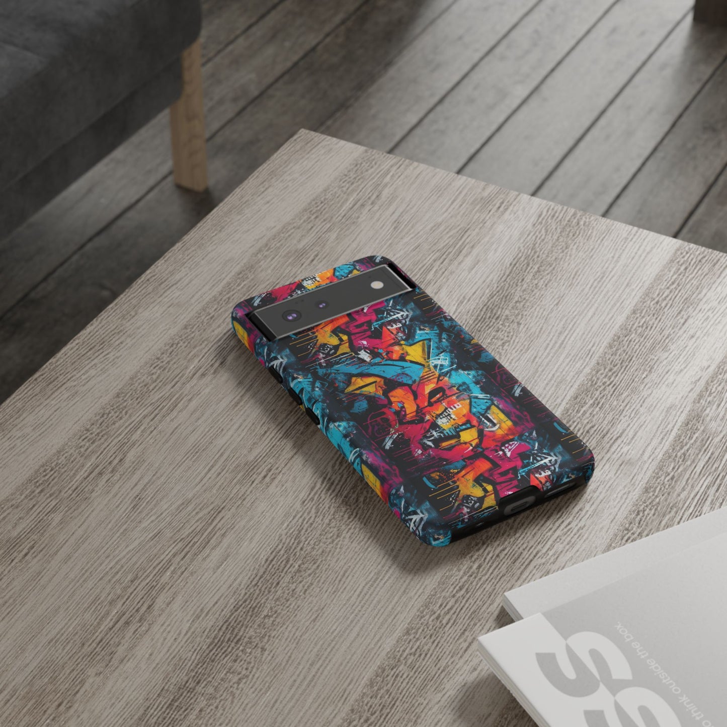 Wall Tag Armor Case – Neon Graffiti Burst Edition