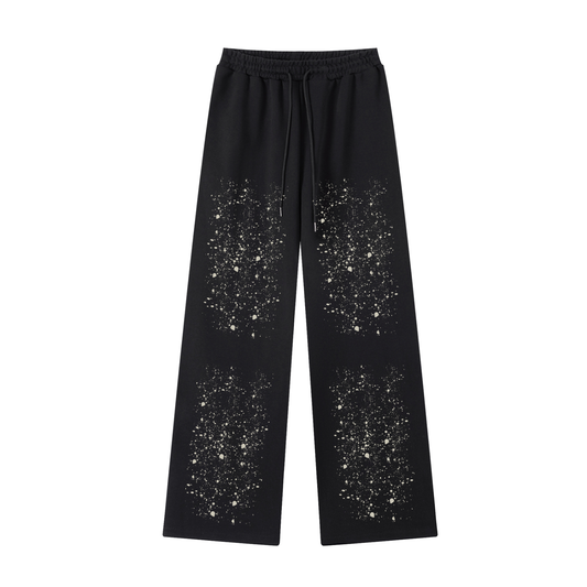 Quiet Riot™ Essential Paint-Splatter Straight-Leg Sweatpants