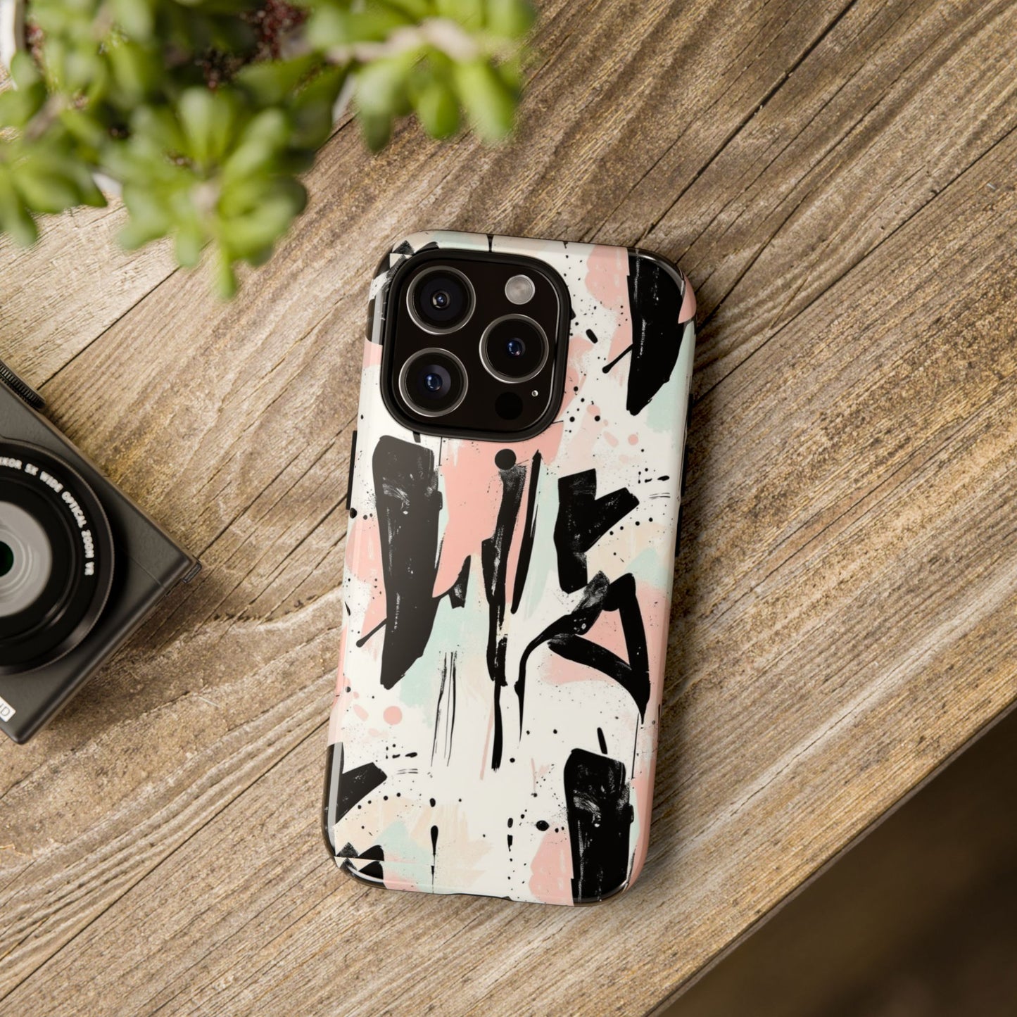 Blush Rush Armor Case – Abstract Ink Graffiti Edition
