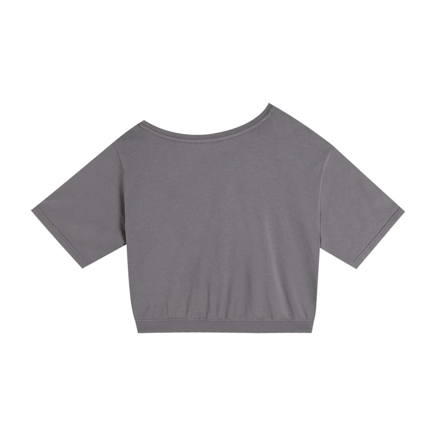 Quiet Riot™ Asymmetric Paint-Splatter Oversized Cotton Tee