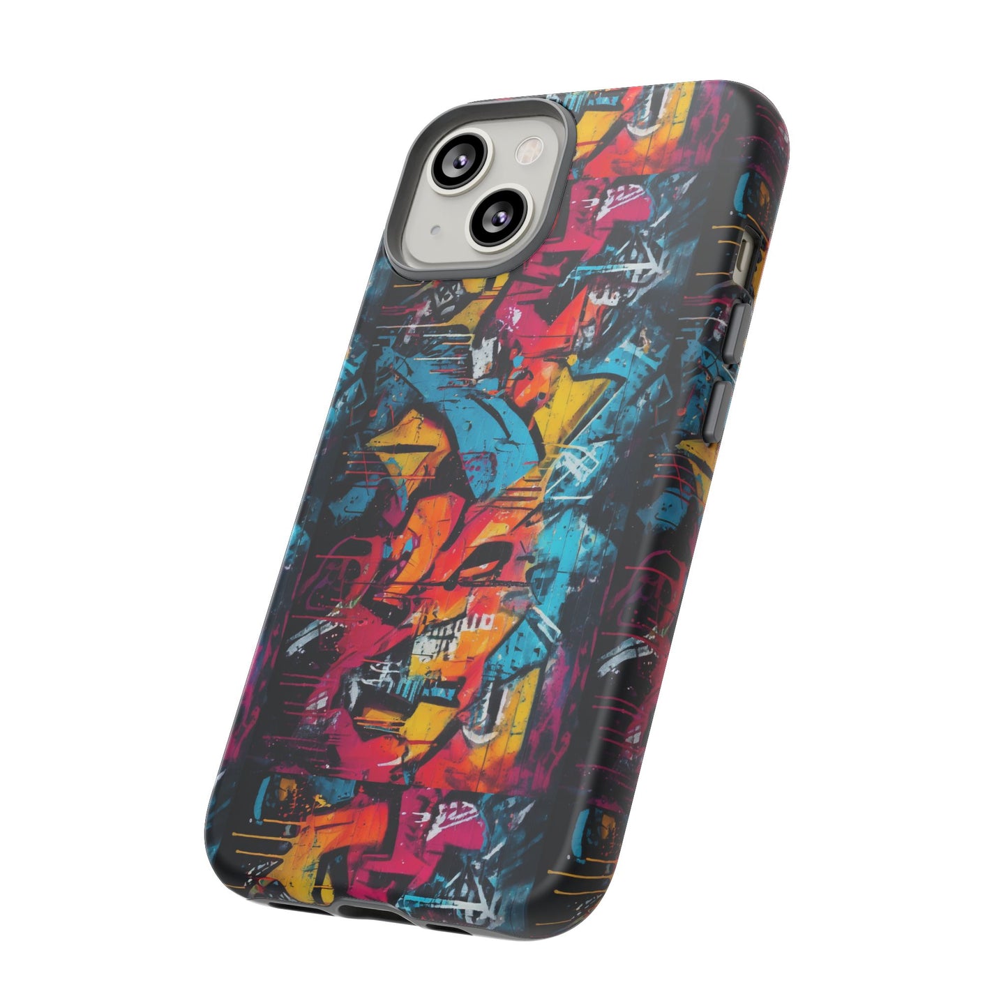 Wall Tag Armor Case – Neon Graffiti Burst Edition