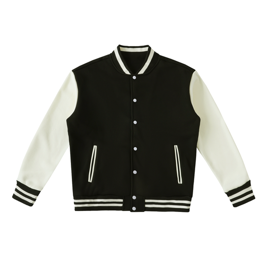 Quiet Riot Unisex Two-Tone Fleece Varsity Jacket