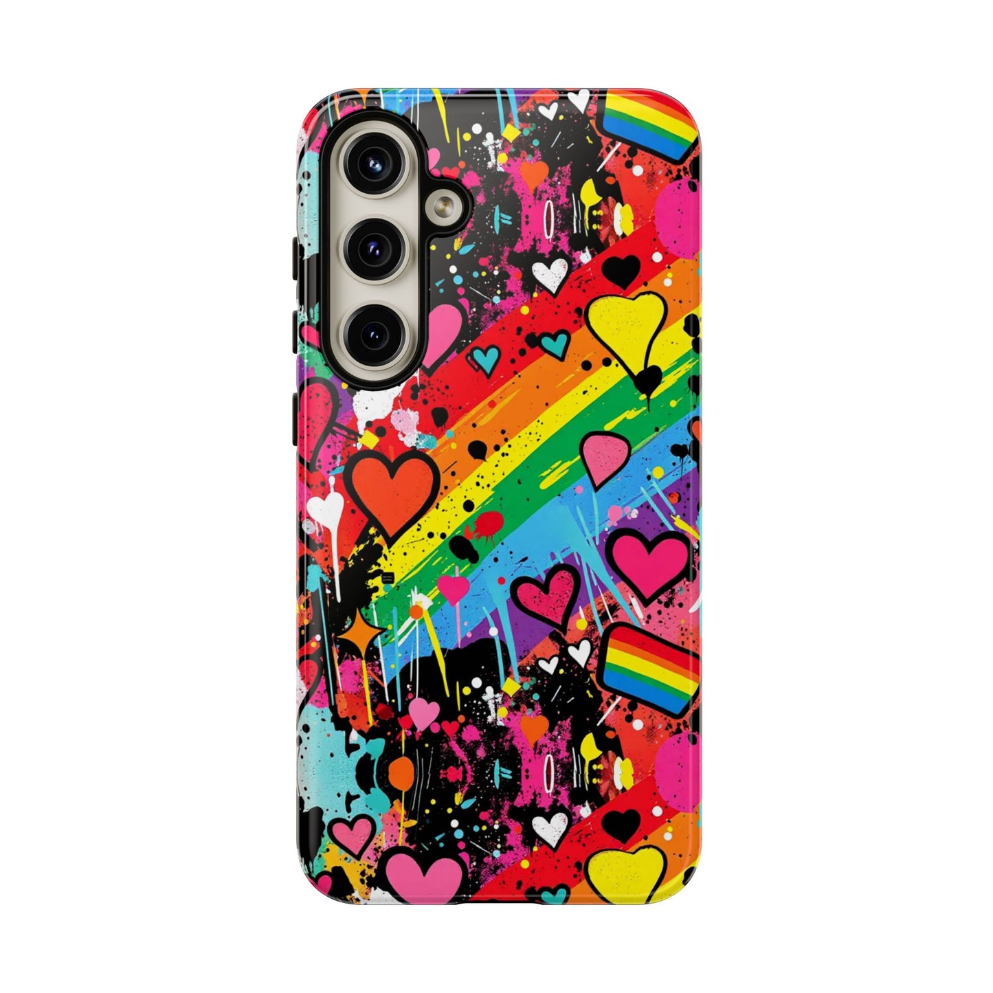 Pride Pop Armor Case – Free Love Graffiti Edition