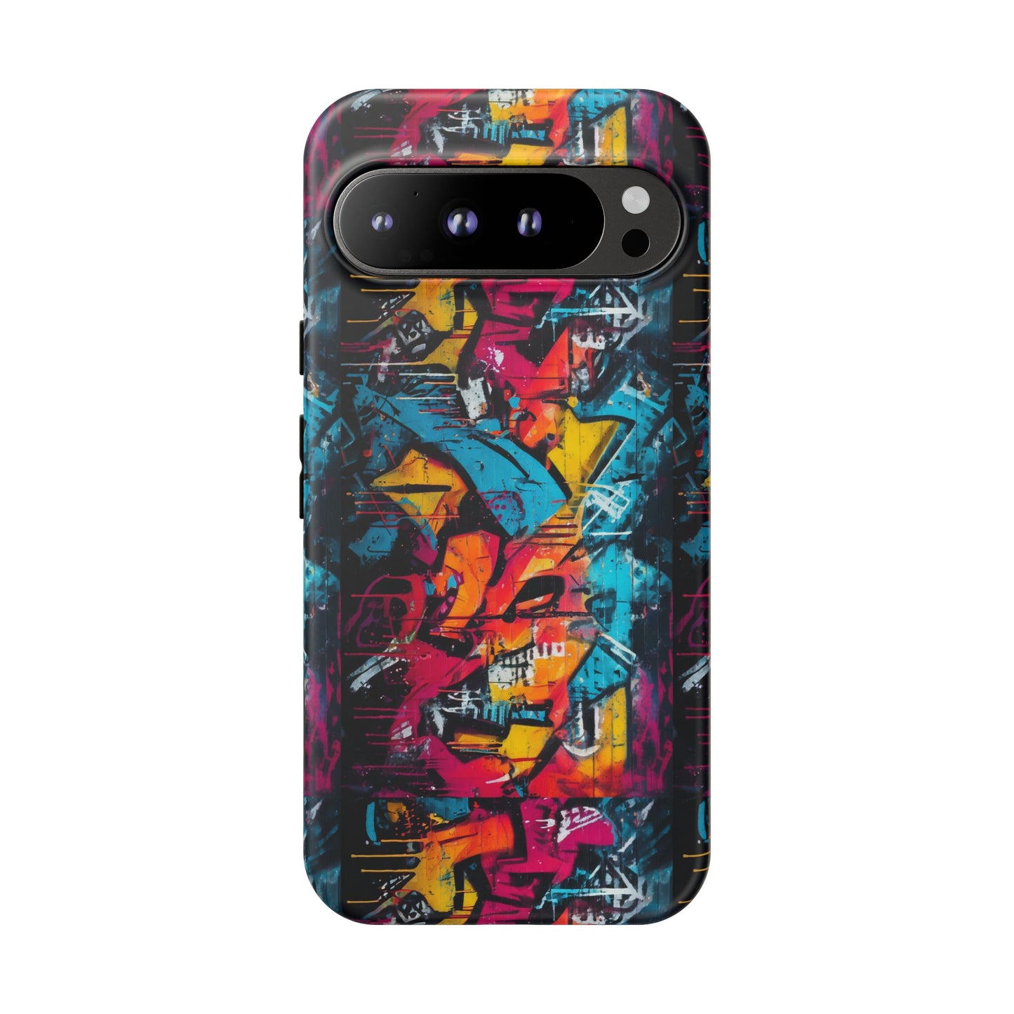 Wall Tag Armor Case – Neon Graffiti Burst Edition