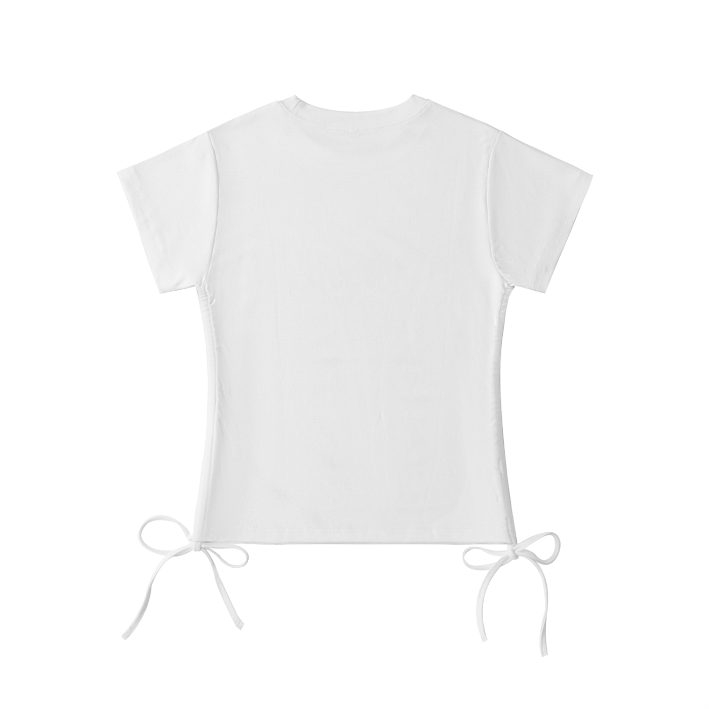 Quiet Riot™ Contour Drawstring Crop Tee