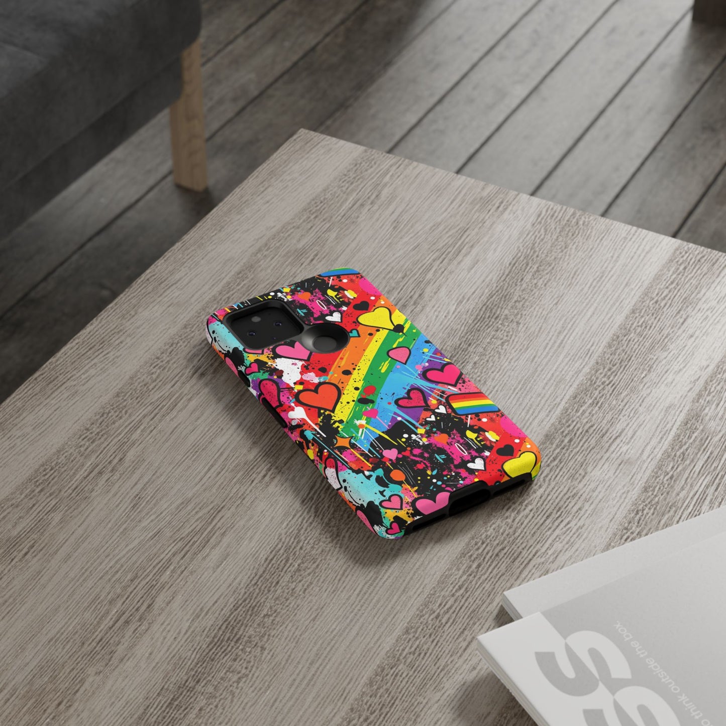 Pride Pop Armor Case – Free Love Graffiti Edition