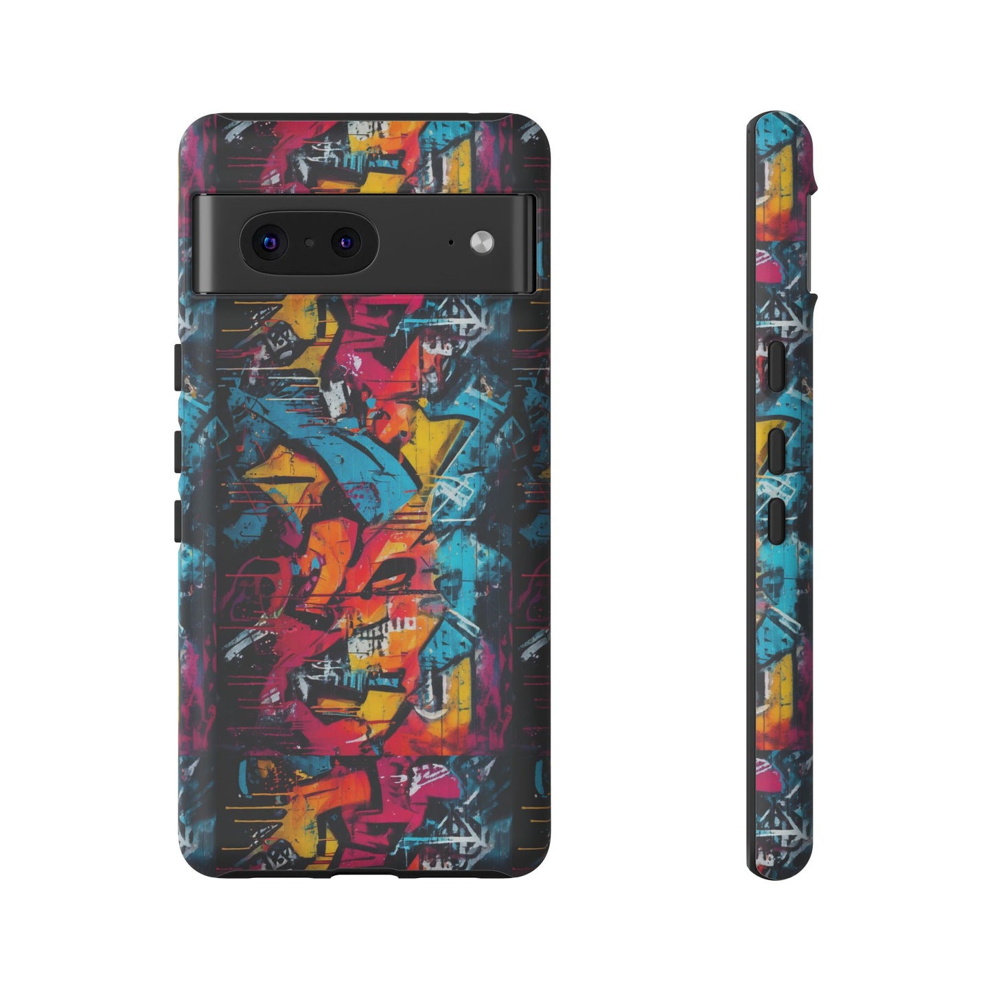 Wall Tag Armor Case – Neon Graffiti Burst Edition