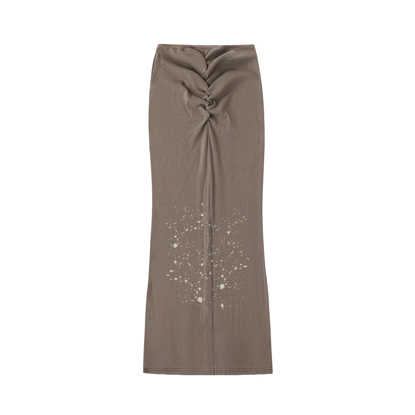 Quiet Riot™ Washed Drawstring Contour Maxi Skirt
