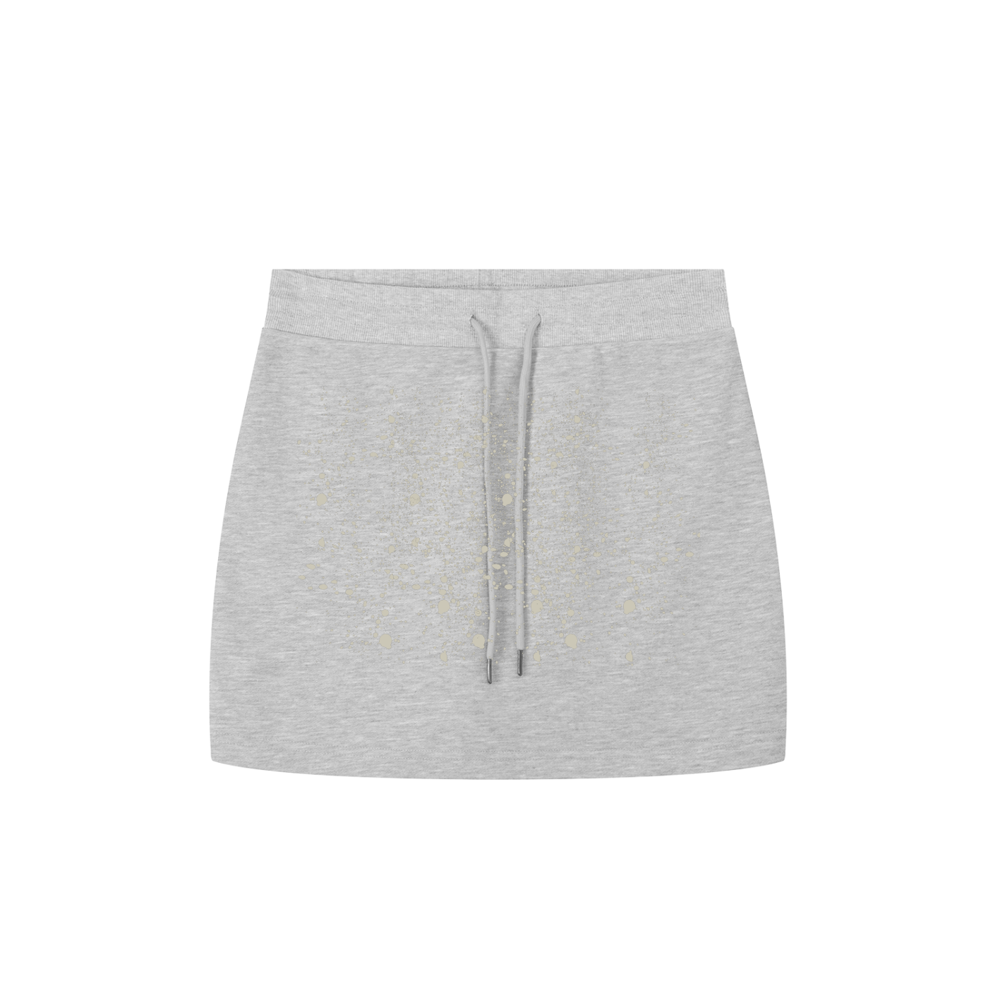 Quiet Riot™ Essential Paint-Splatter Drawstring Mini Skirt | Street Capsule