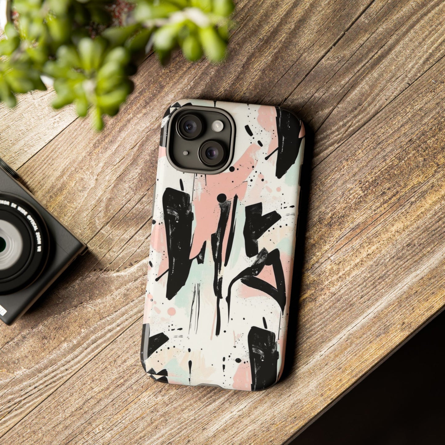 Blush Rush Armor Case – Abstract Ink Graffiti Edition