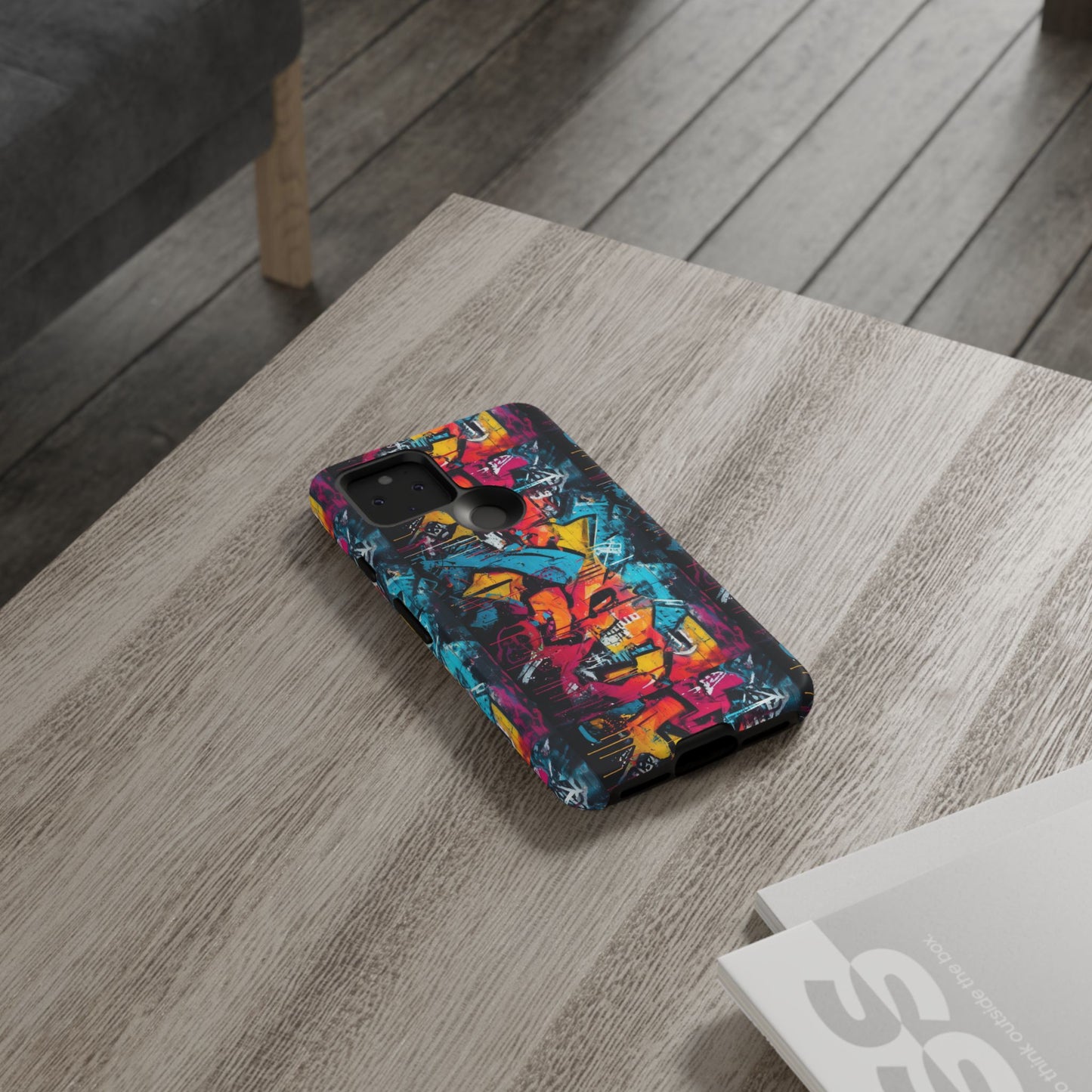 Wall Tag Armor Case – Neon Graffiti Burst Edition