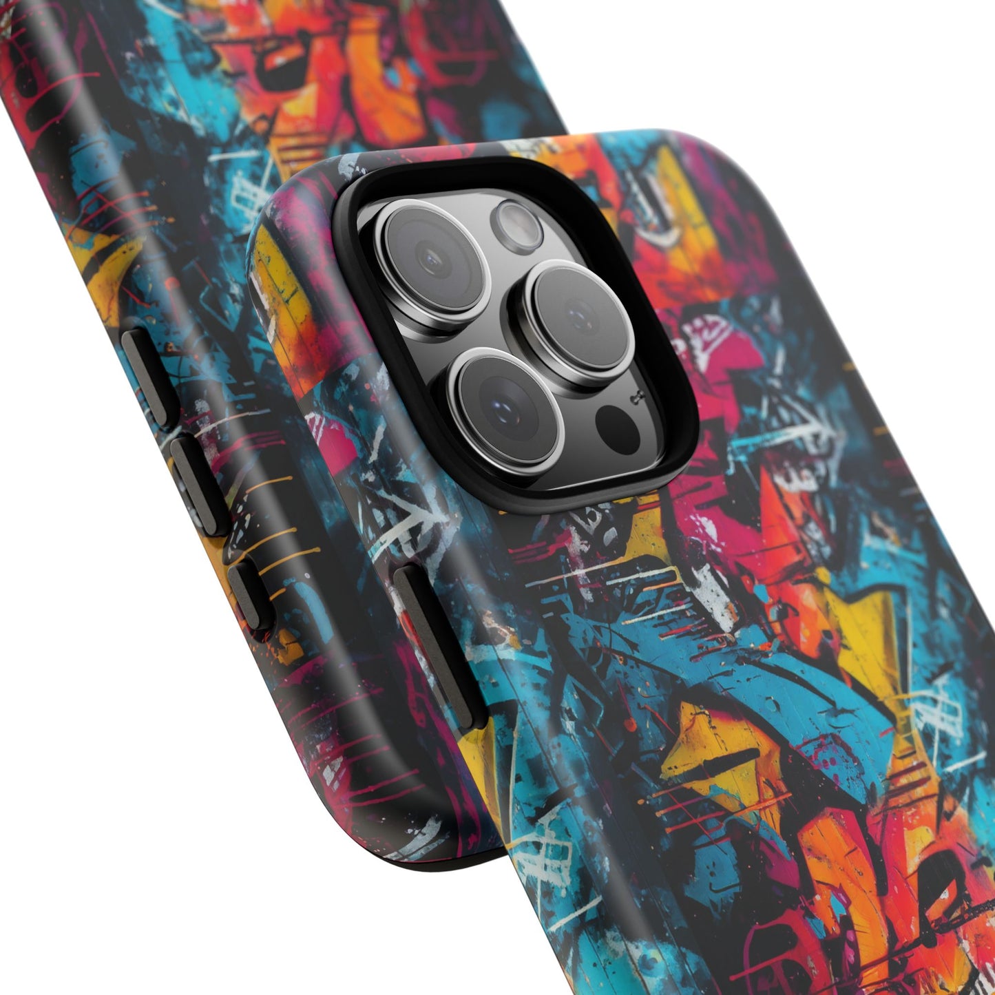 Wall Tag Armor Case – Neon Graffiti Burst Edition