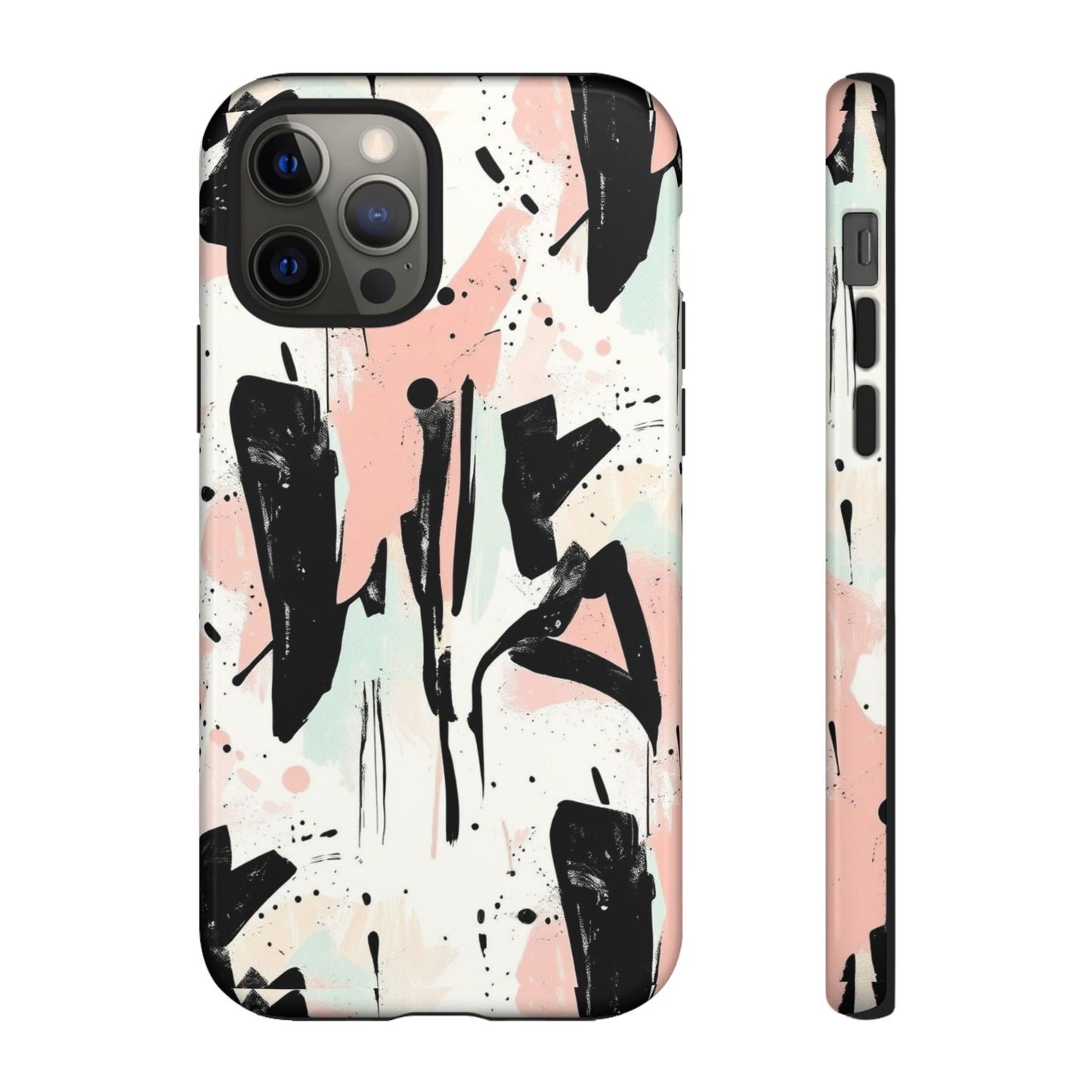 Blush Rush Armor Case – Abstract Ink Graffiti Edition