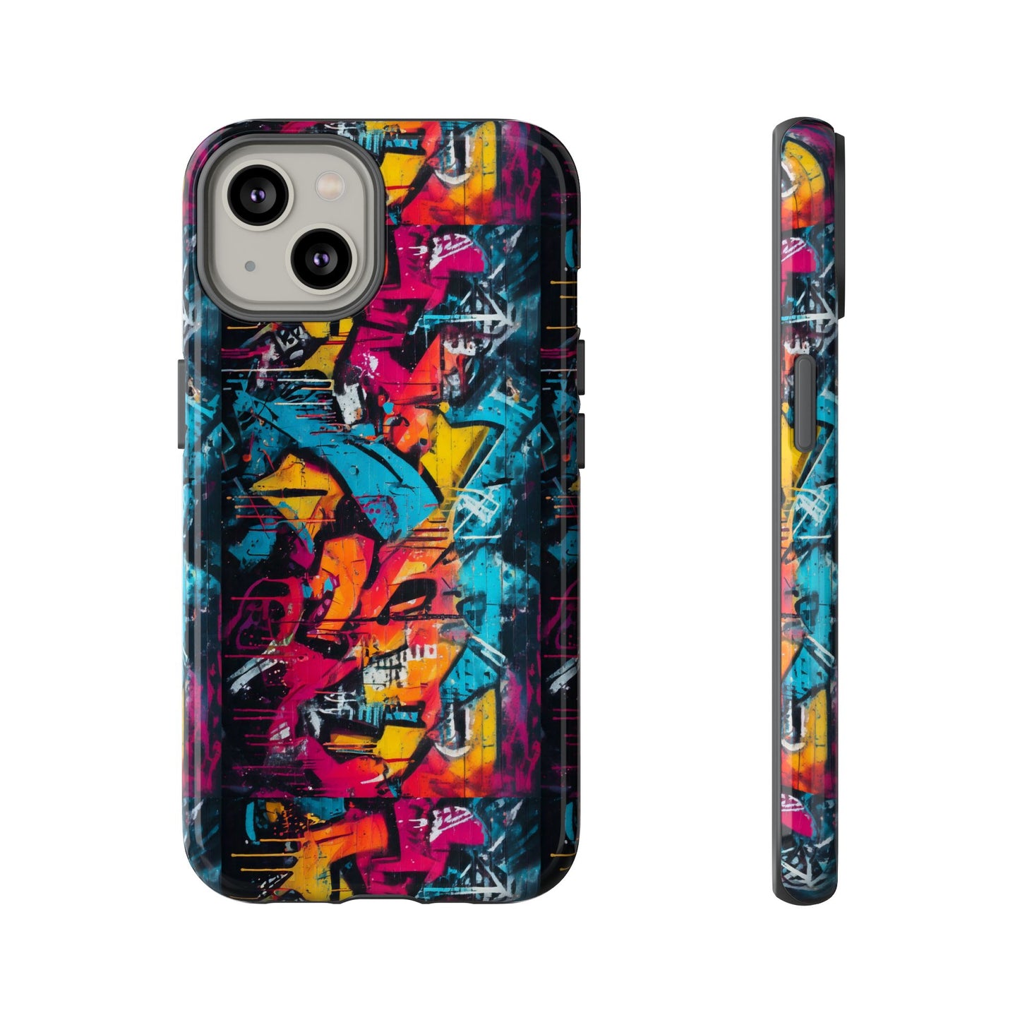Wall Tag Armor Case – Neon Graffiti Burst Edition