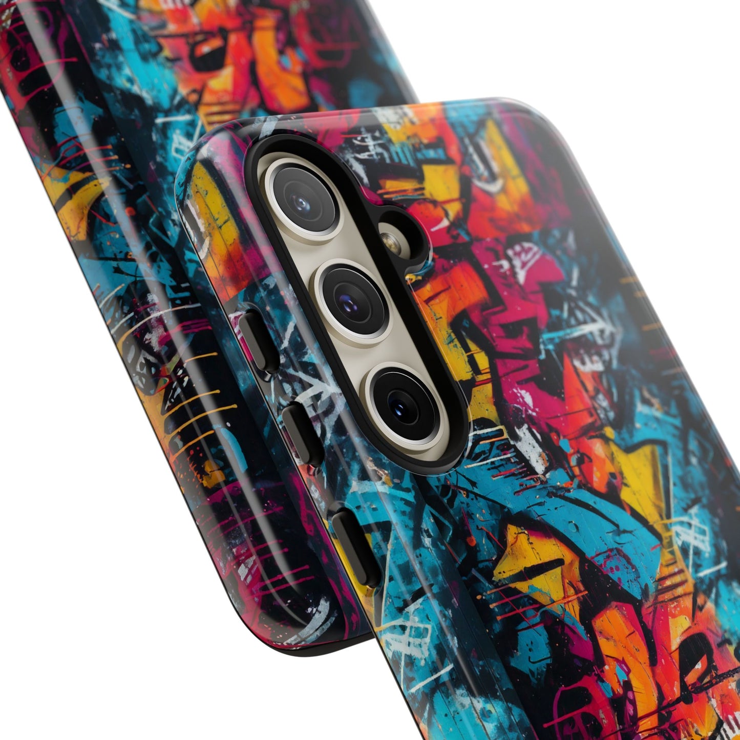 Wall Tag Armor Case – Neon Graffiti Burst Edition