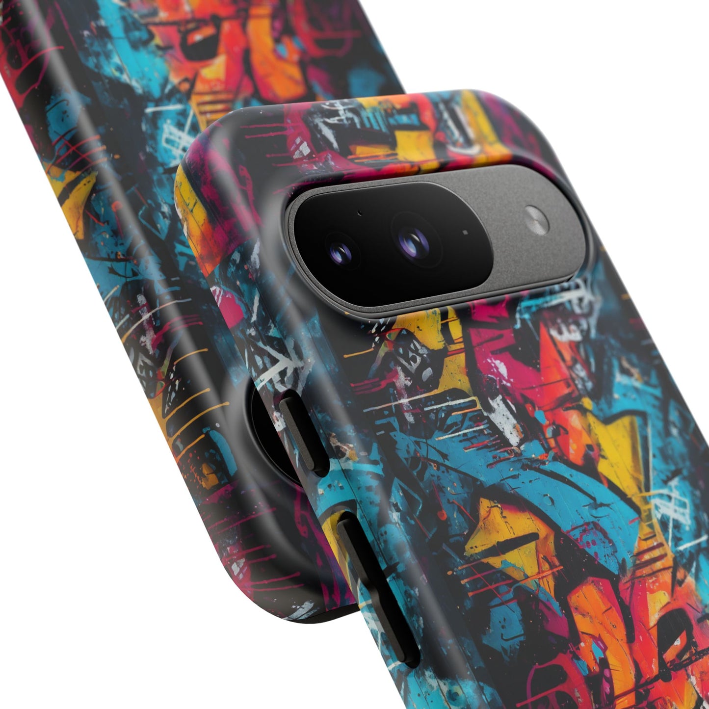 Wall Tag Armor Case – Neon Graffiti Burst Edition
