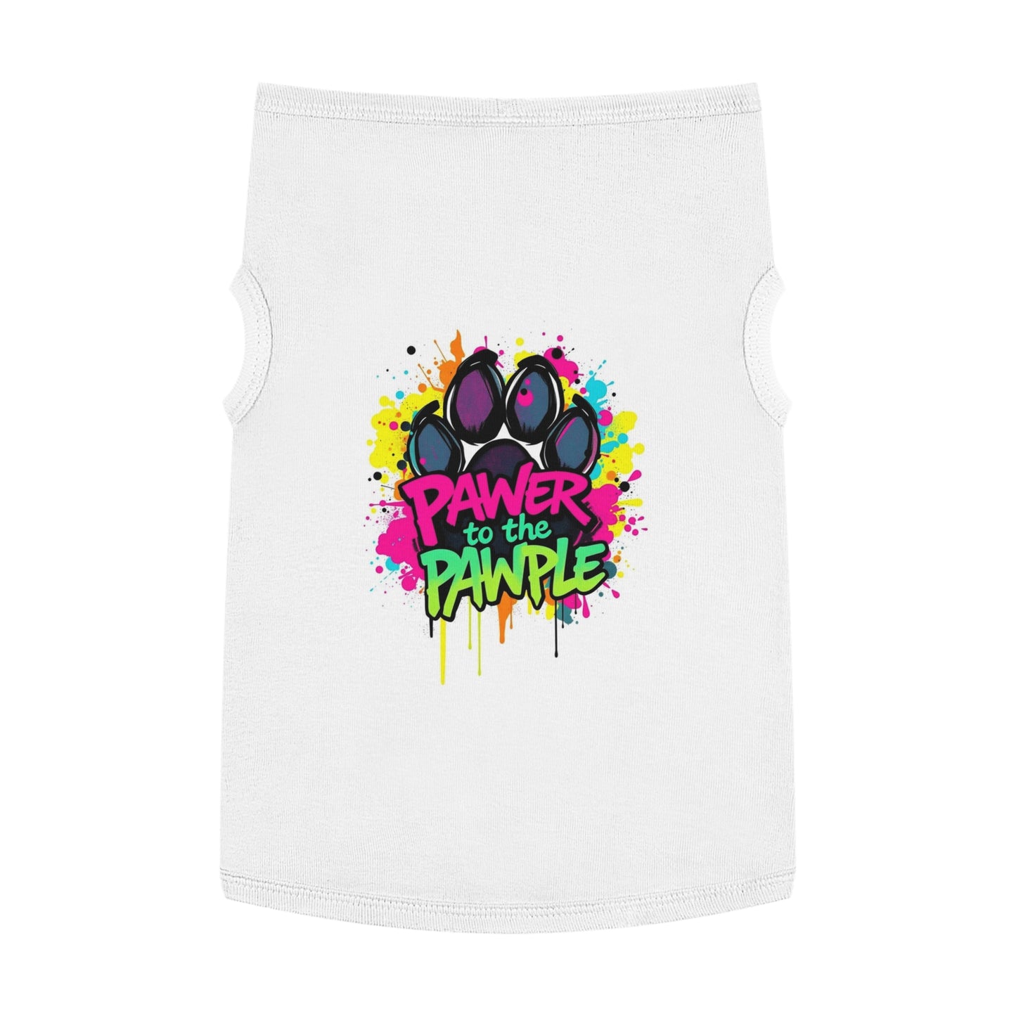 Power to the Pawpul - Graffiti Riot Protest Tee for Pets